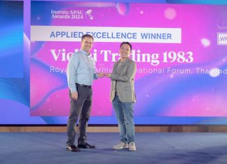 บริษัท วิชัยเทรดดิ้ง(1983) จำกัด ได้รับรางวัล Inavate APAC Awards in 2024